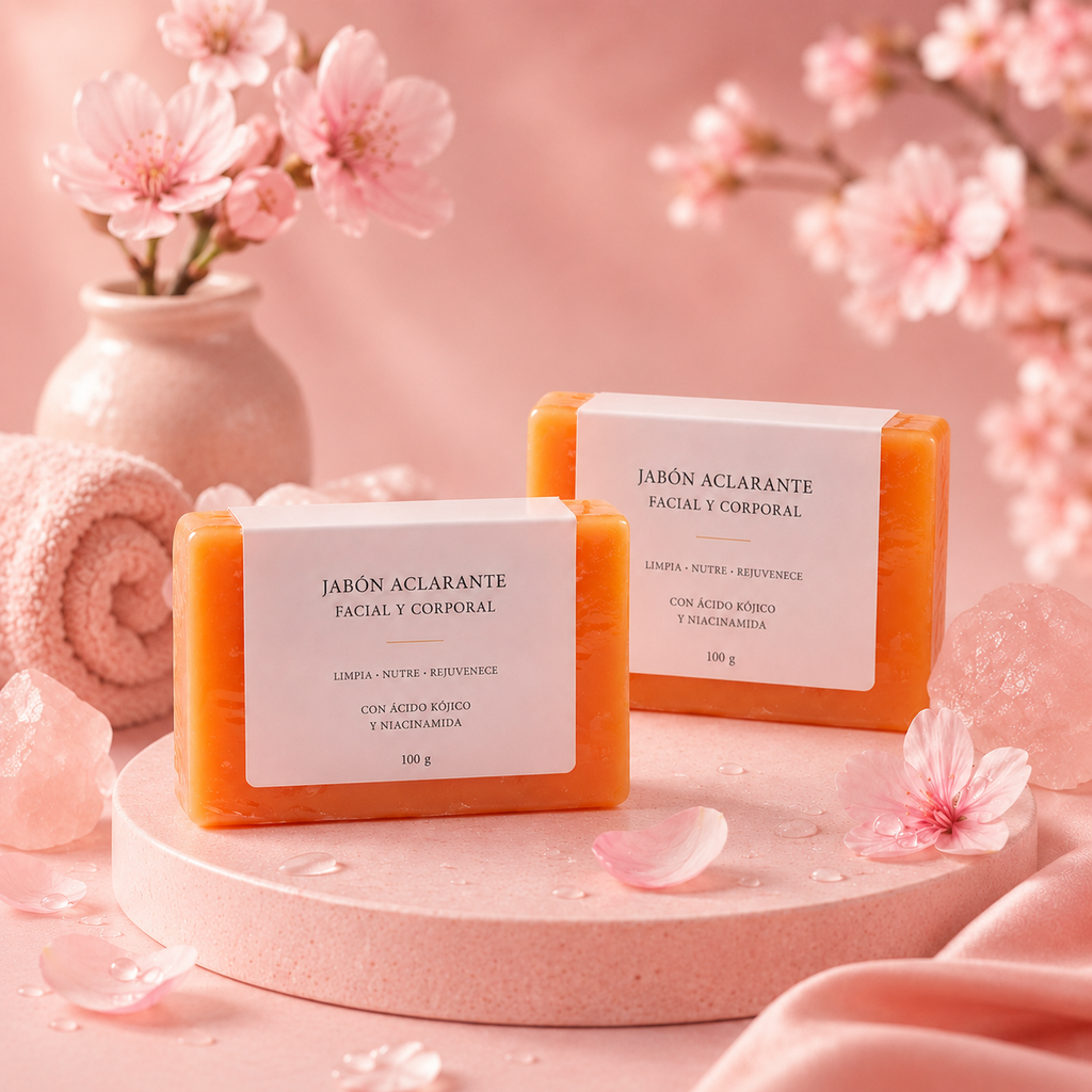 Jabón Aclarante Facial y Corporal con Ácido Kójico + Niacinamida | Pack x2