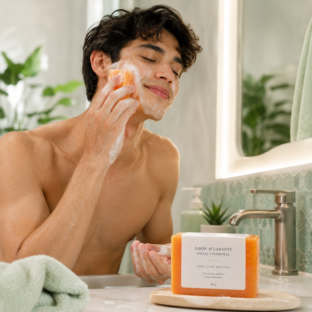 Jabón Aclarante Facial y Corporal con Ácido Kójico + Niacinamida | Pack x2